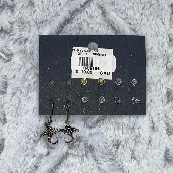 Hot Topic Dragon Earring Pack - Picture 2 of 2